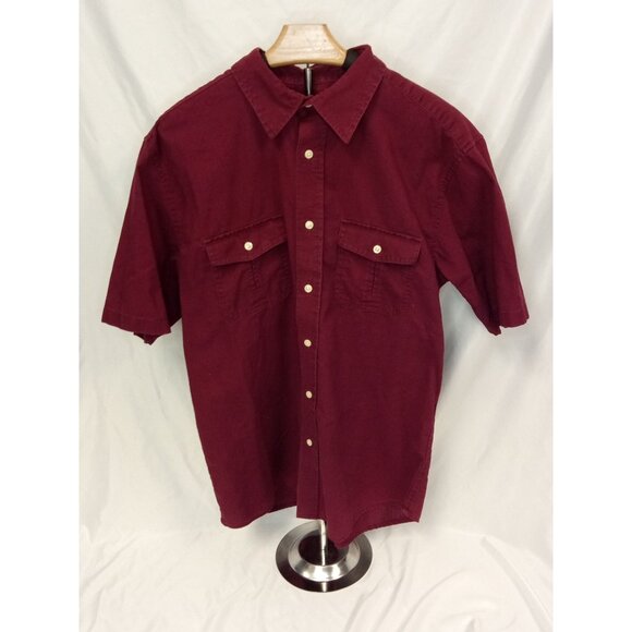 Covington Field and Stream Yellow Red Button Down Collared Shirts Size M - Picture 11 of 15